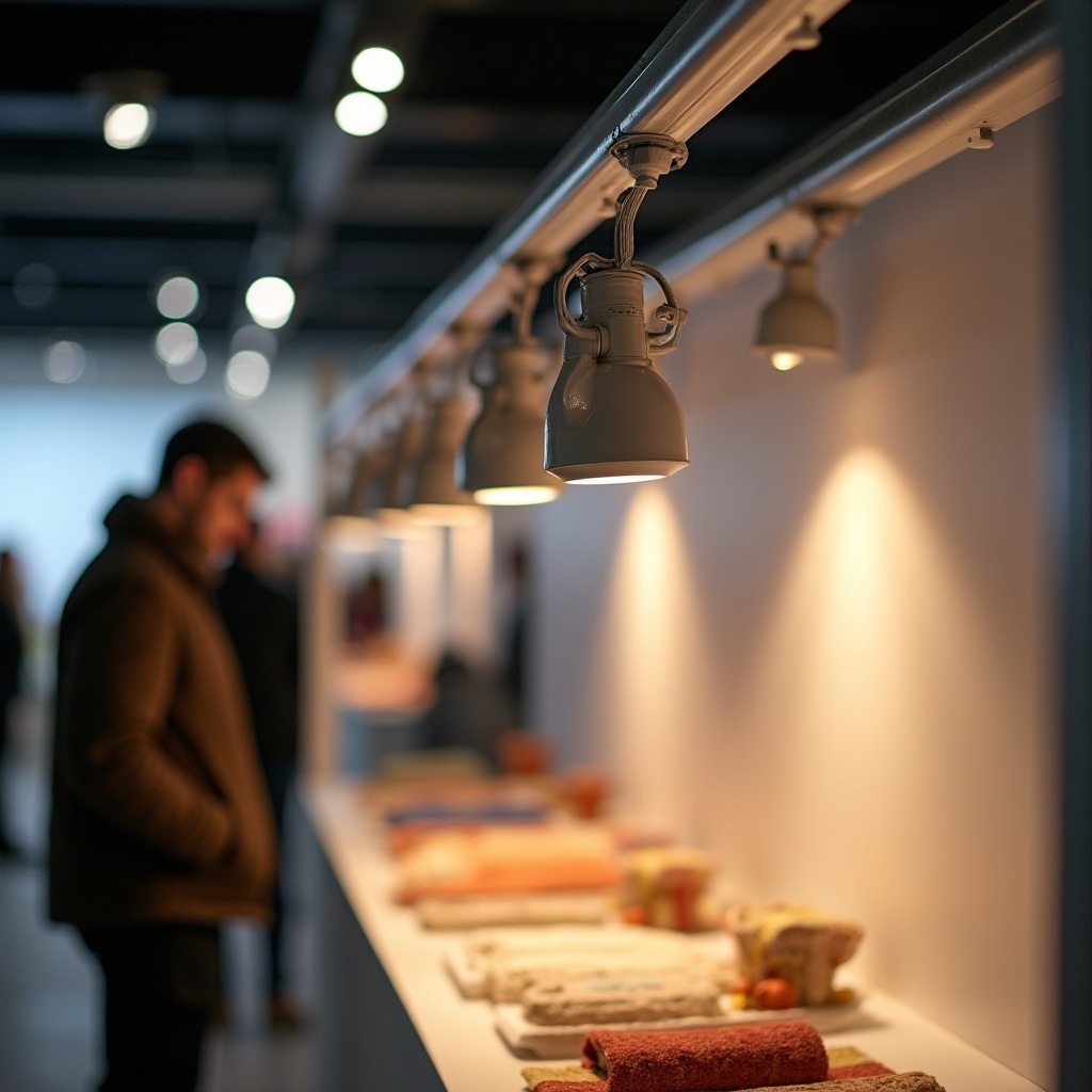 Sistema di illuminazione espositiva per prodotti artigianali